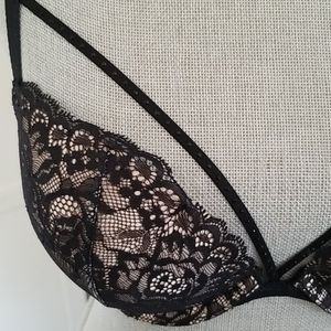 La Senza lacy padded push up bra new with tags